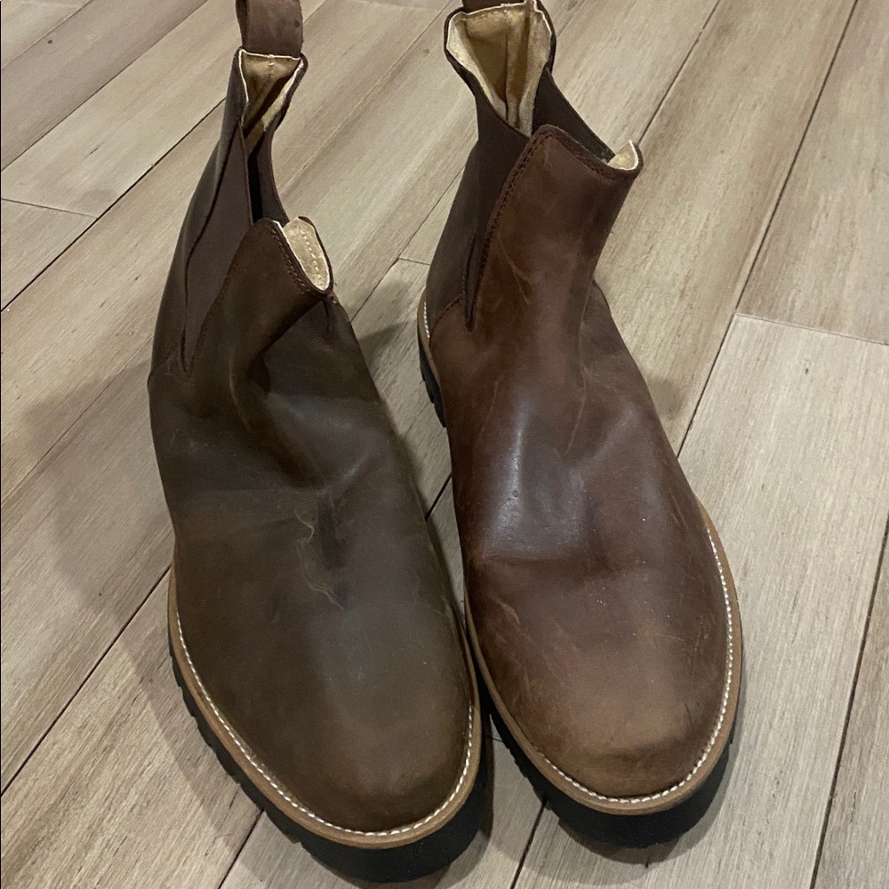 Size 12 Line of Trade leather Chelsea boots - Picture 4 of 9